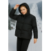 Kışın Vazgeçilmezi: Kadın Siyah Kapüşonlu Şişme Mont – Sıcak ve Şık!
