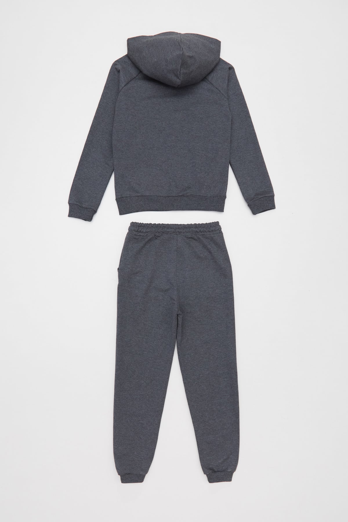 Kapüşonlu Fermuarlı Unisex Çocuk Eşofman Takımı 7