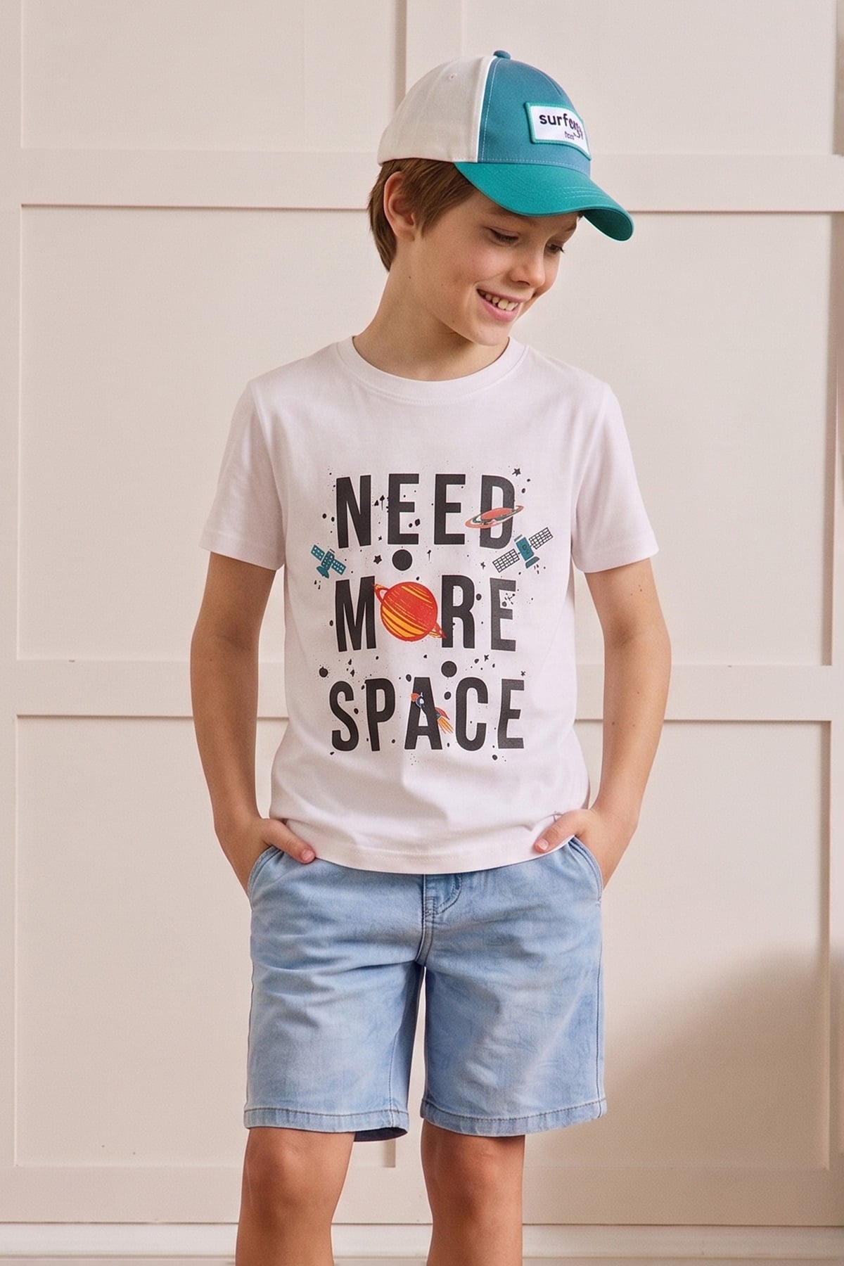 Need More Space Baskılı Erkek Çocuk Tişört