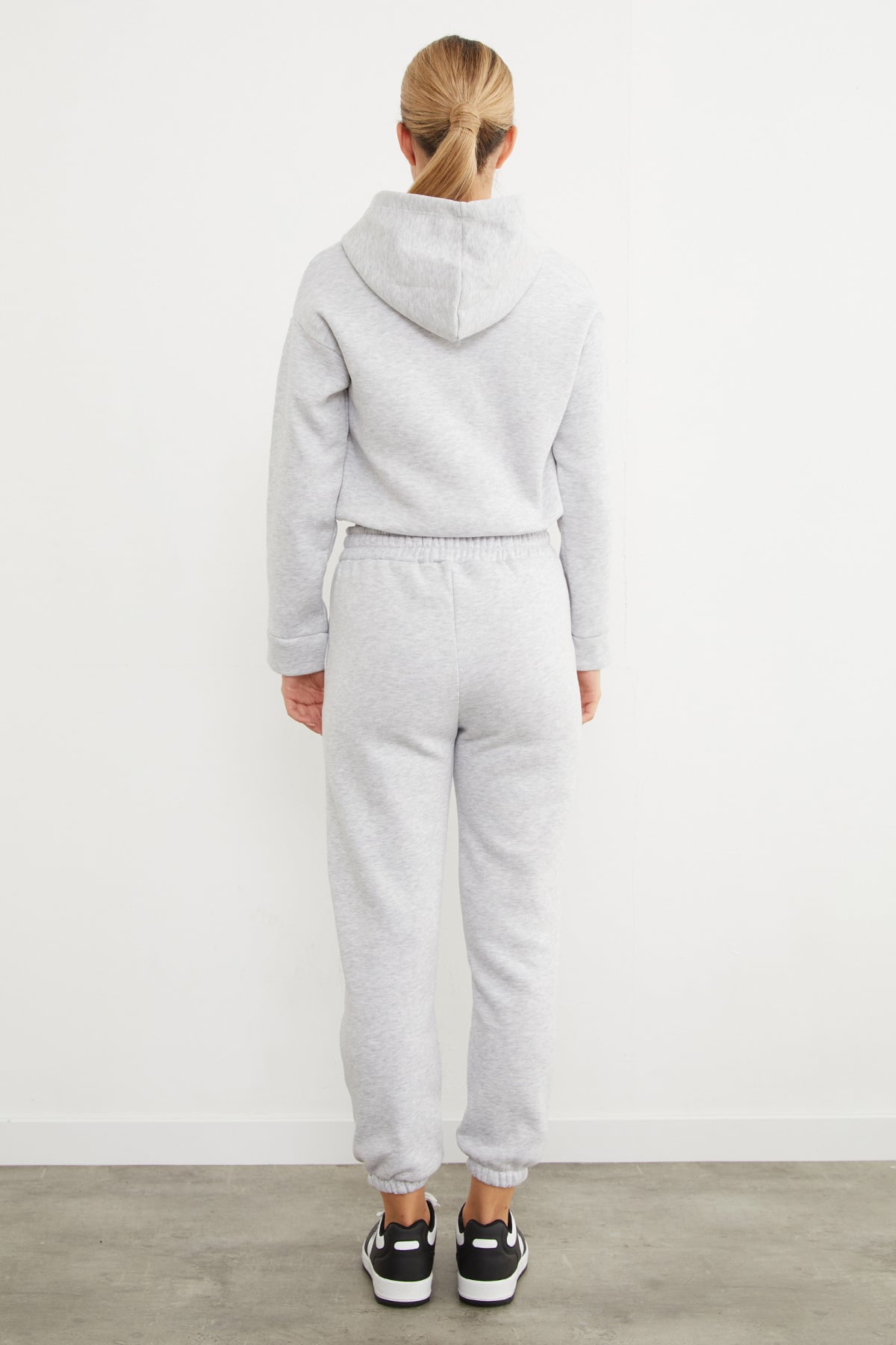 3 İplik Basic Beli Stoperli Jogger Eşofman Takımı 7