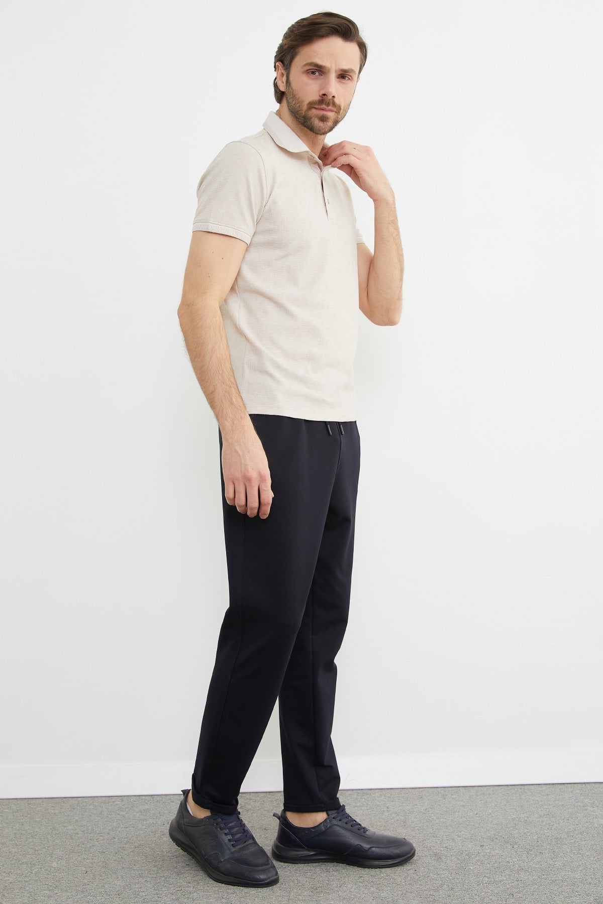 Beli Bağlamalı Duble Paça Pantolon 5
