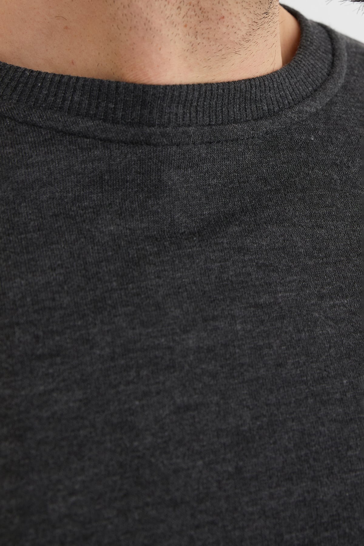 3 İplik Basic Bisiklet Yaka Sweatshirt 6
