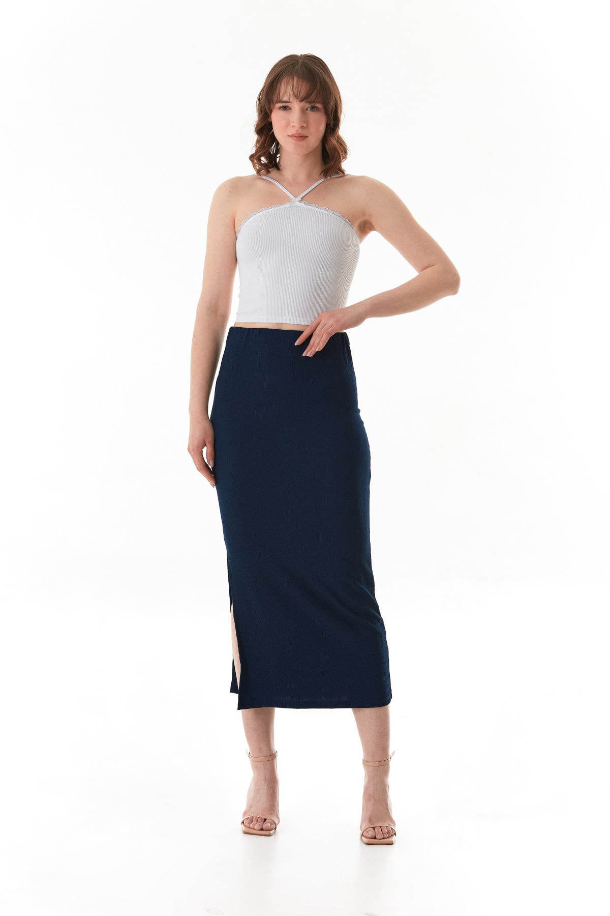 Fitilli Çapraz Askılı Crop Body 2