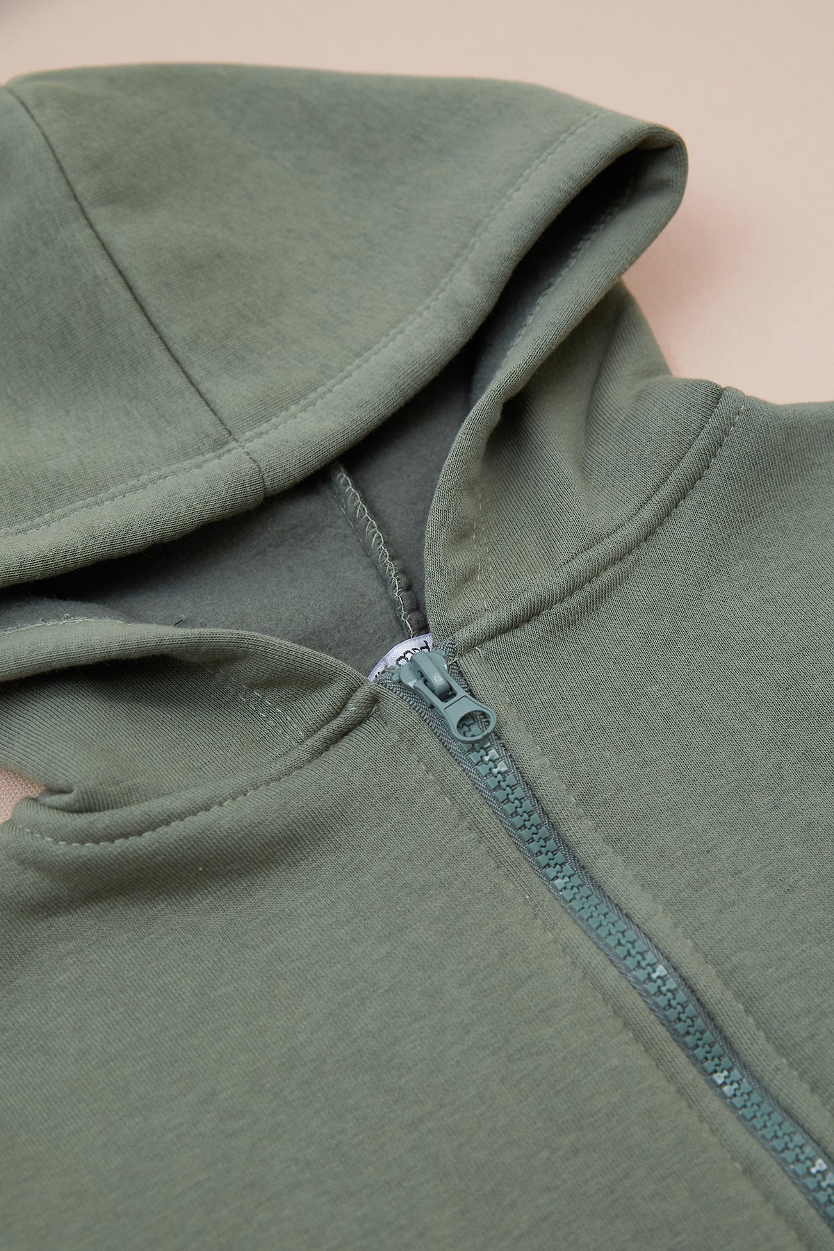 3 İplik Kapüşonlu Fermuarlı Unisex Çocuk Sweatshirt 5