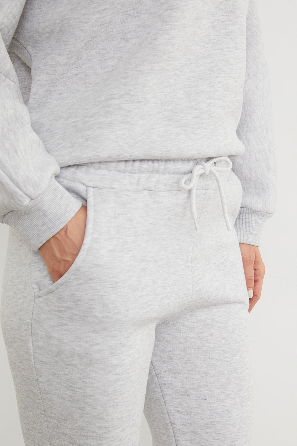 3 İplik Basic Kapüşonlu Jogger Eşofman Takımı 8