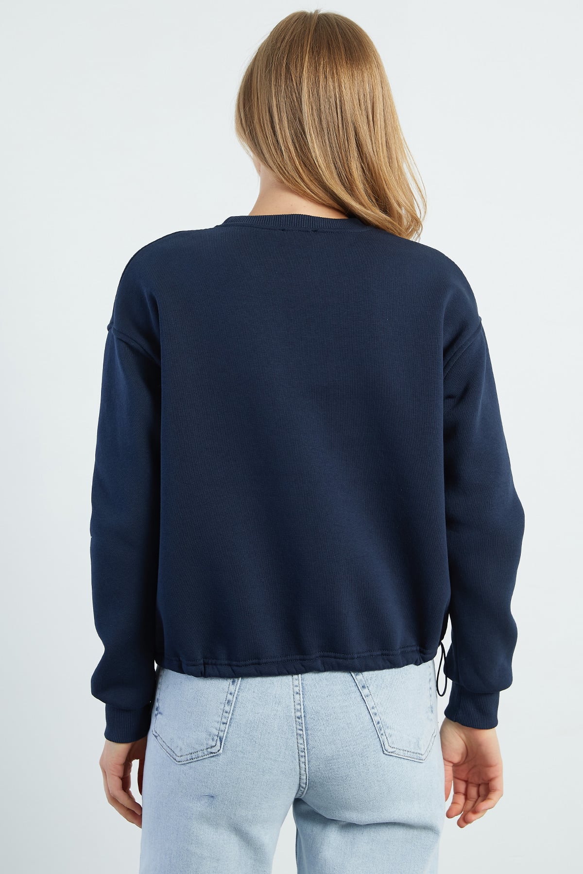 3 İplik Stoperli Oversize Sweatshirt 8