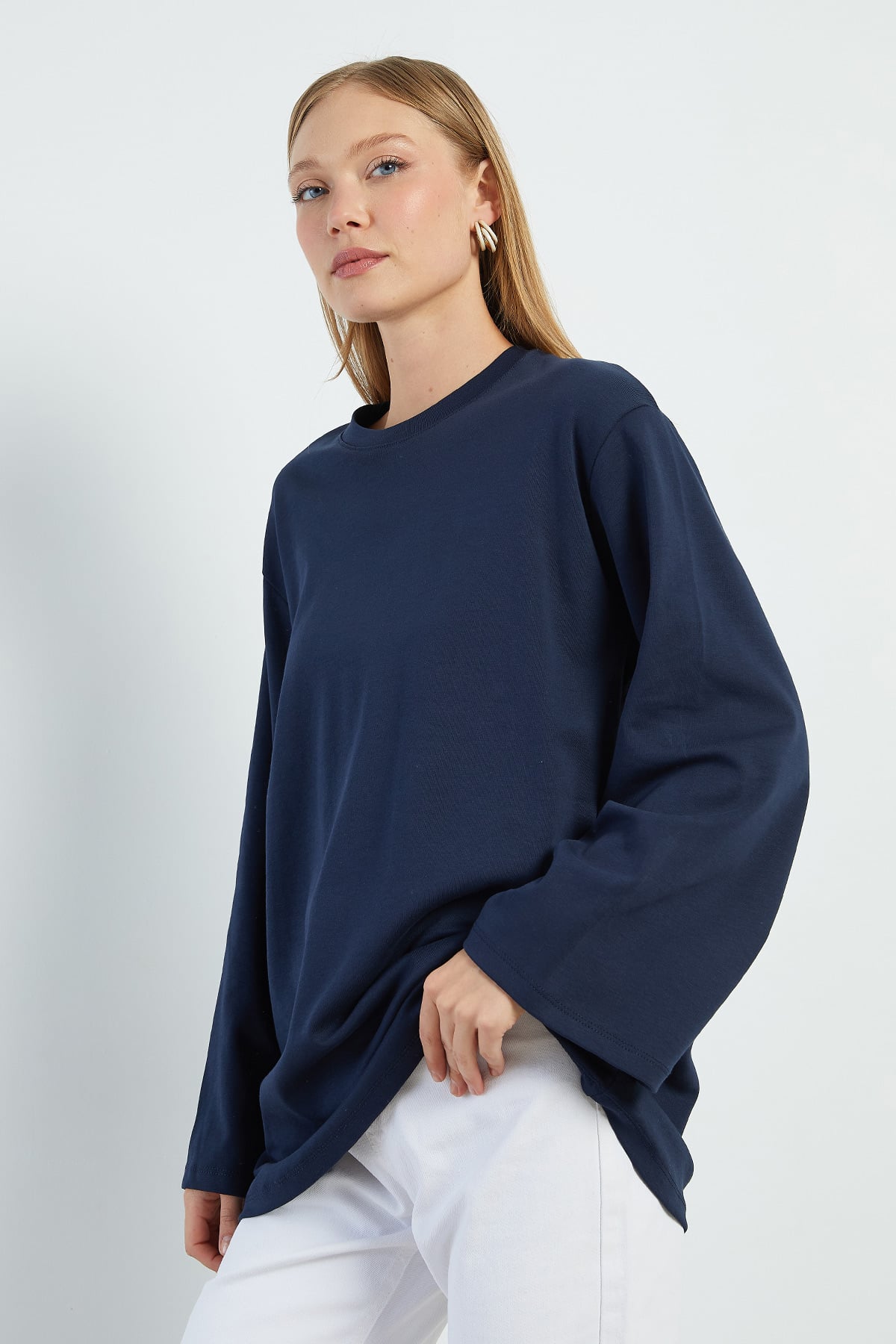 Fullamodest Basic Geniş Kol Tunik 6