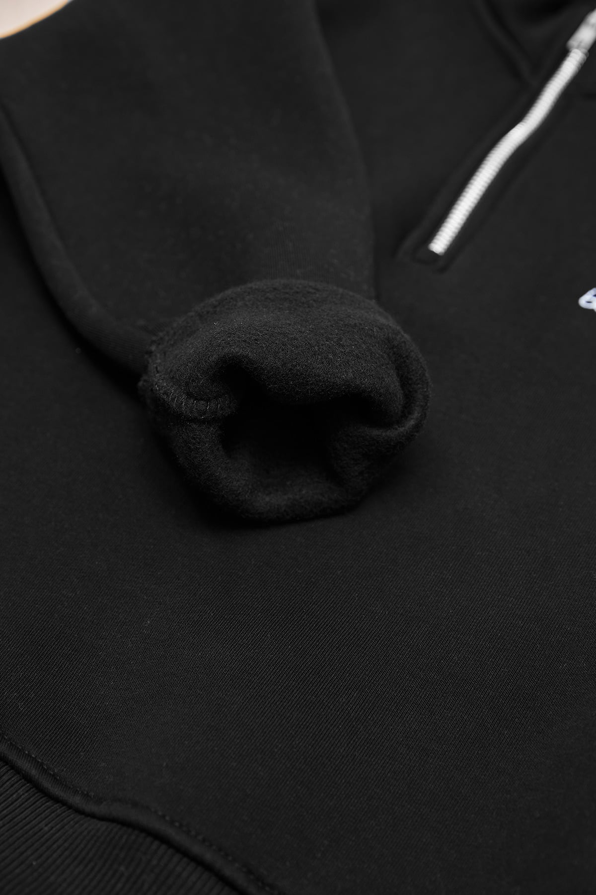Çocuk Kız 3 İplik Yarım Fermuarlı Dik Yaka Sweatshirt 6