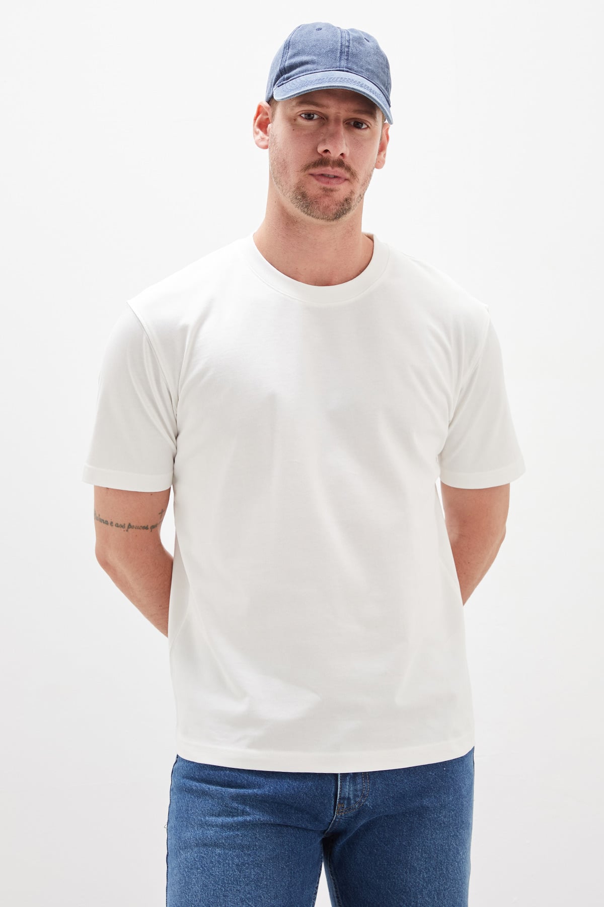 Basic Bisiklet Yaka Regular Tişört 3