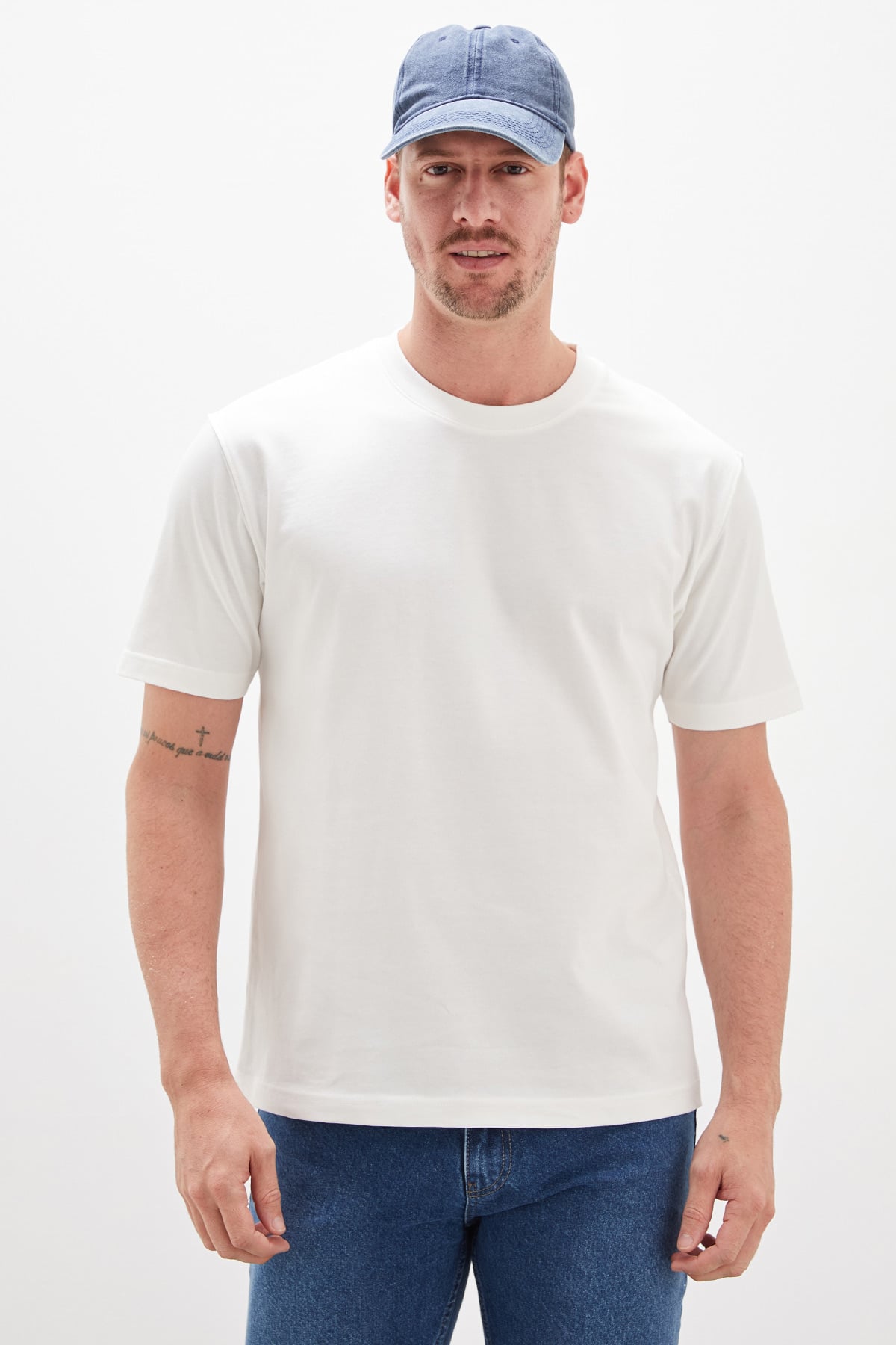 Basic Bisiklet Yaka Regular Tişört