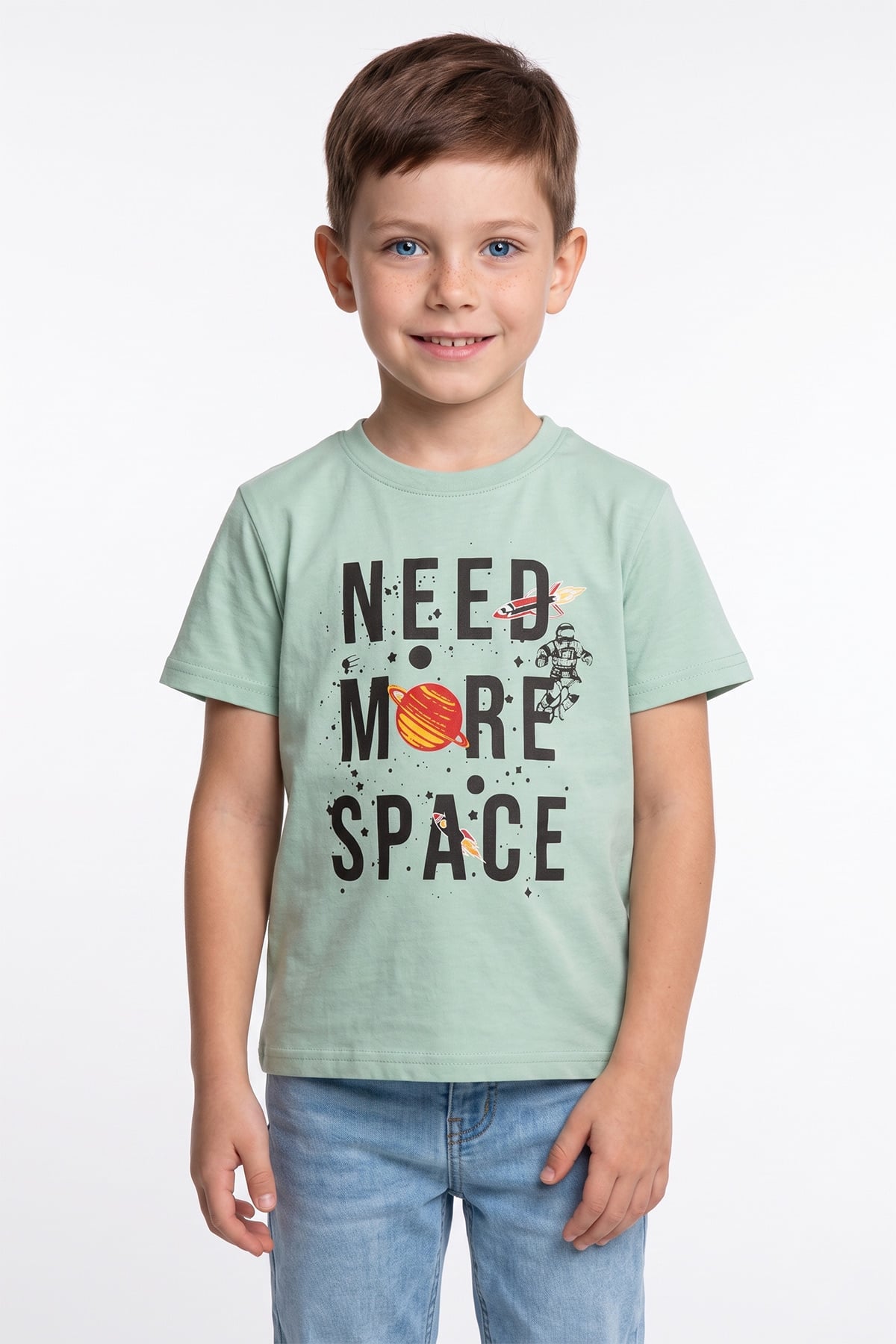 Need More Space Baskılı Erkek Çocuk Tişört 2