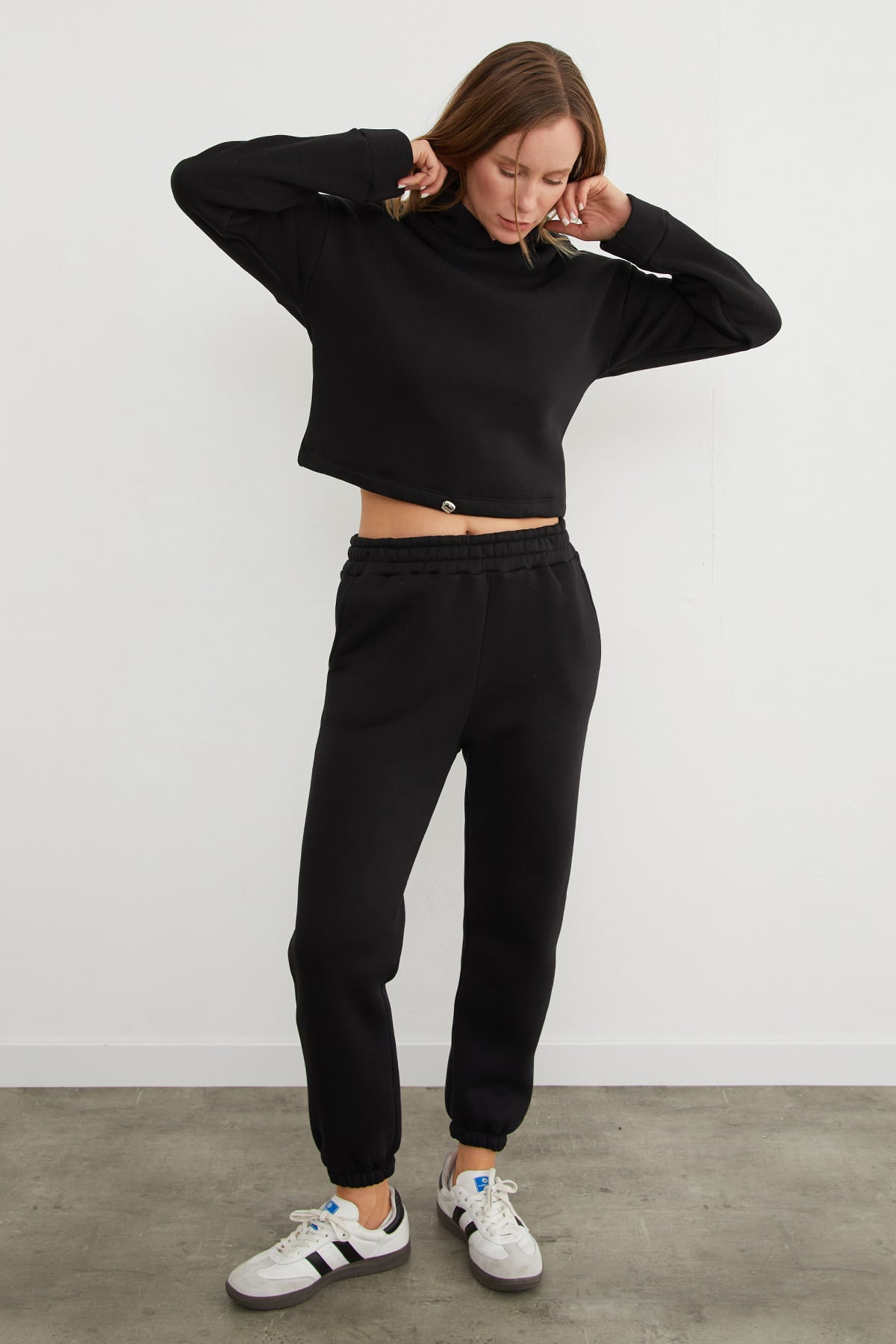 3 İplik Basic Beli Stoperli Jogger Eşofman Takımı 3