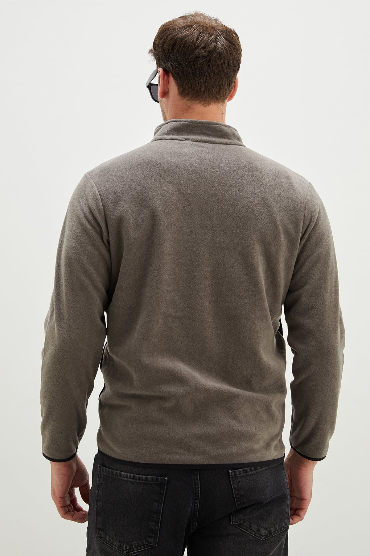Yarım Fermuarlı Regular Fit Polar Sweatshirt 6