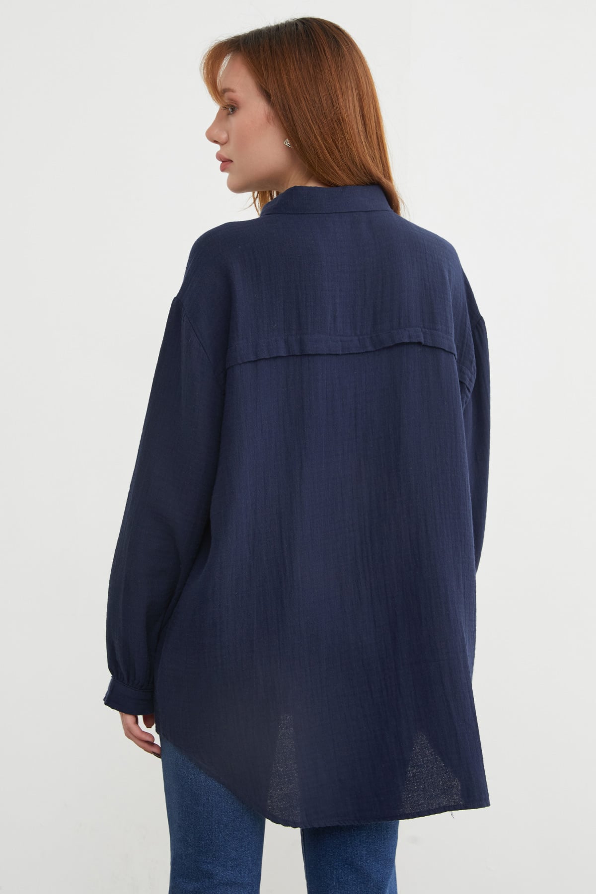 Basic Oversize Gömlek 8