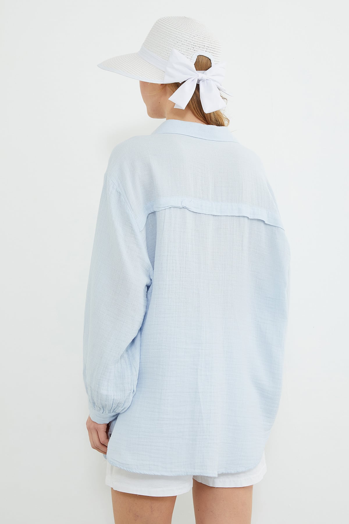 Basic Oversize Gömlek 8