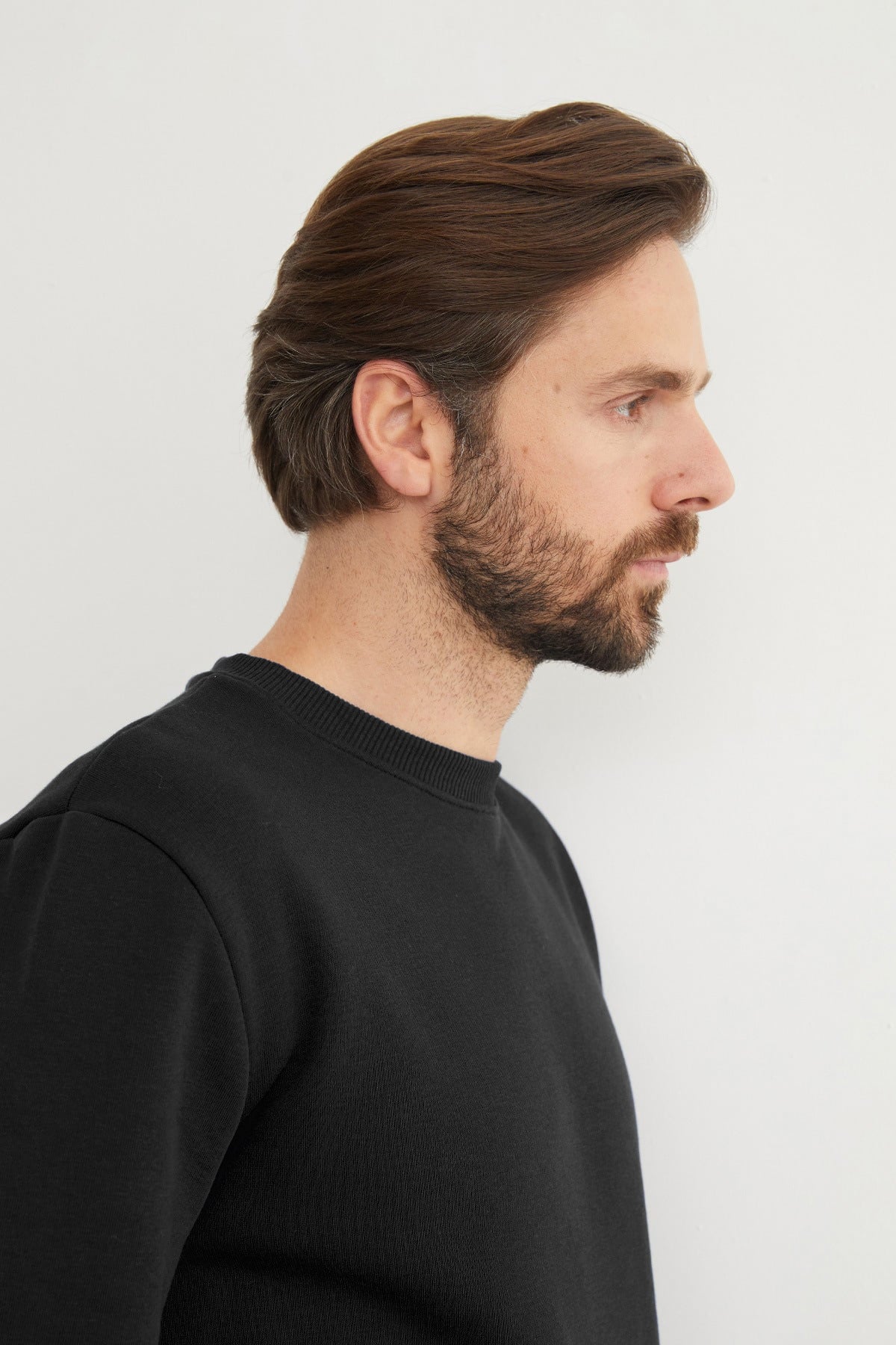 3 İplik Basic Bisiklet Yaka Sweatshirt 7