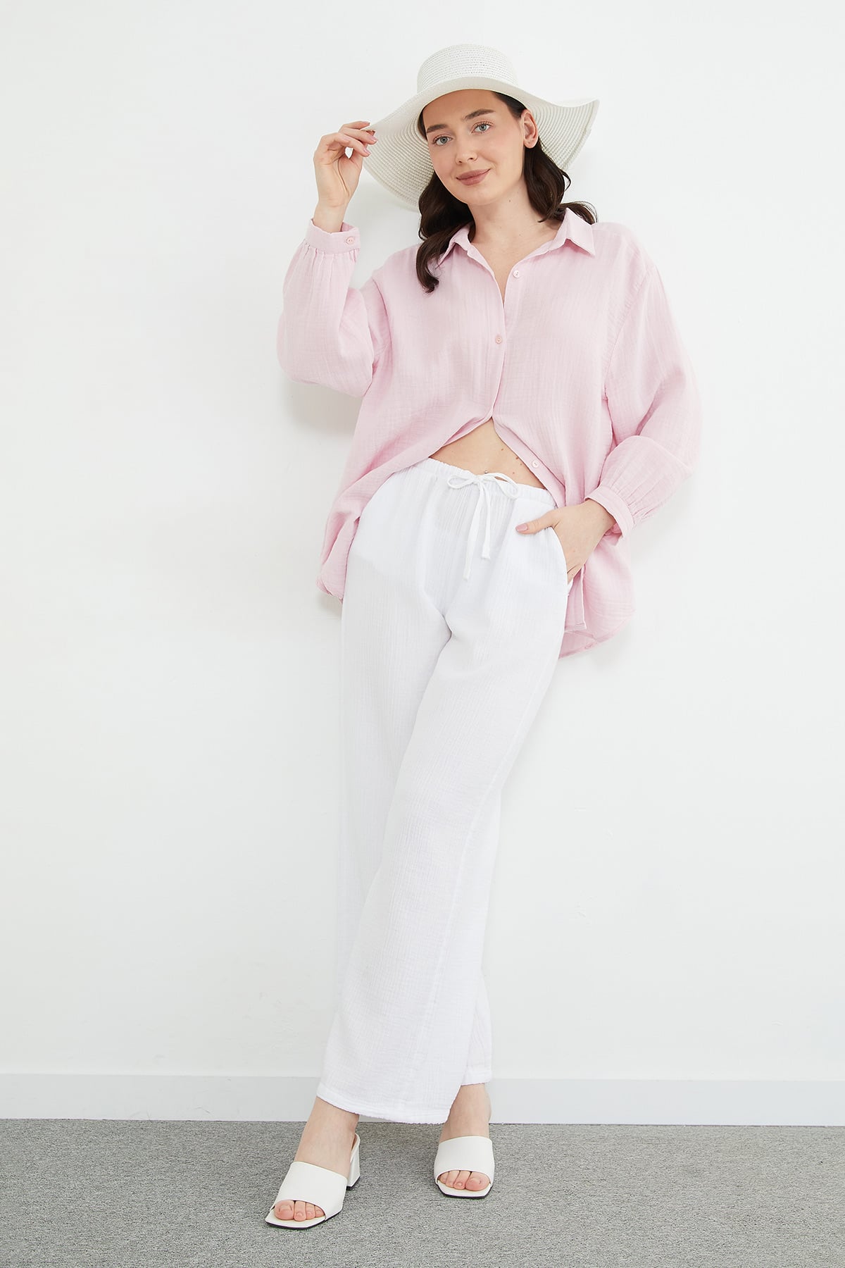Basic Oversize Gömlek 2