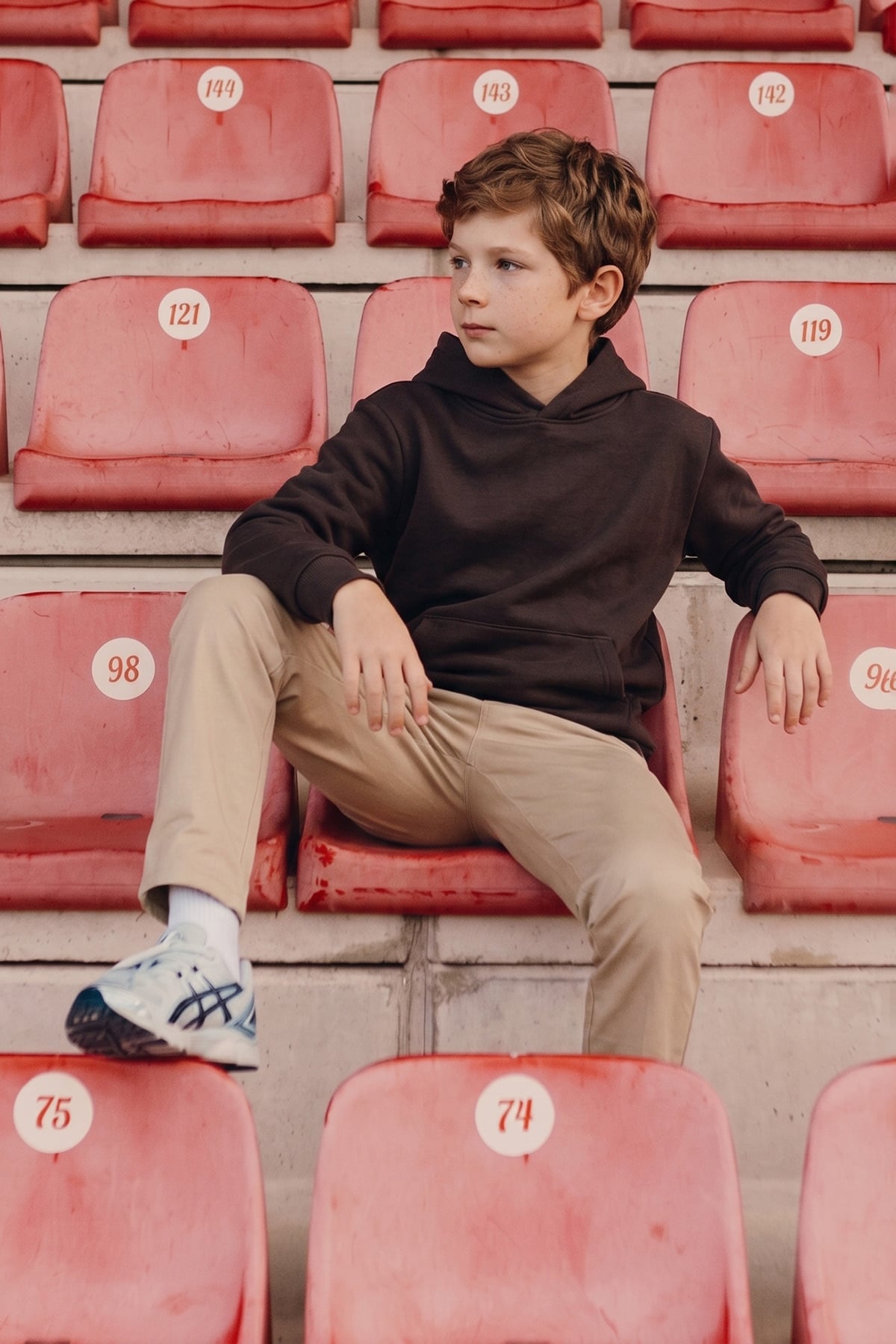 3 İplik Kanguru Cepli Kapüşonlu Unisex Çocuk Sweatshirt