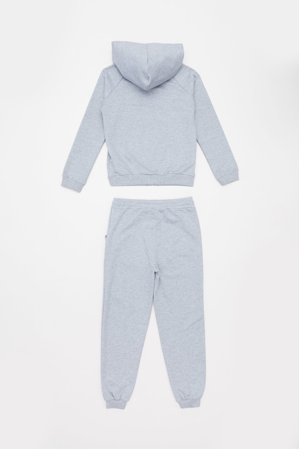 Kapüşonlu Fermuarlı Unisex Çocuk Eşofman Takımı 7