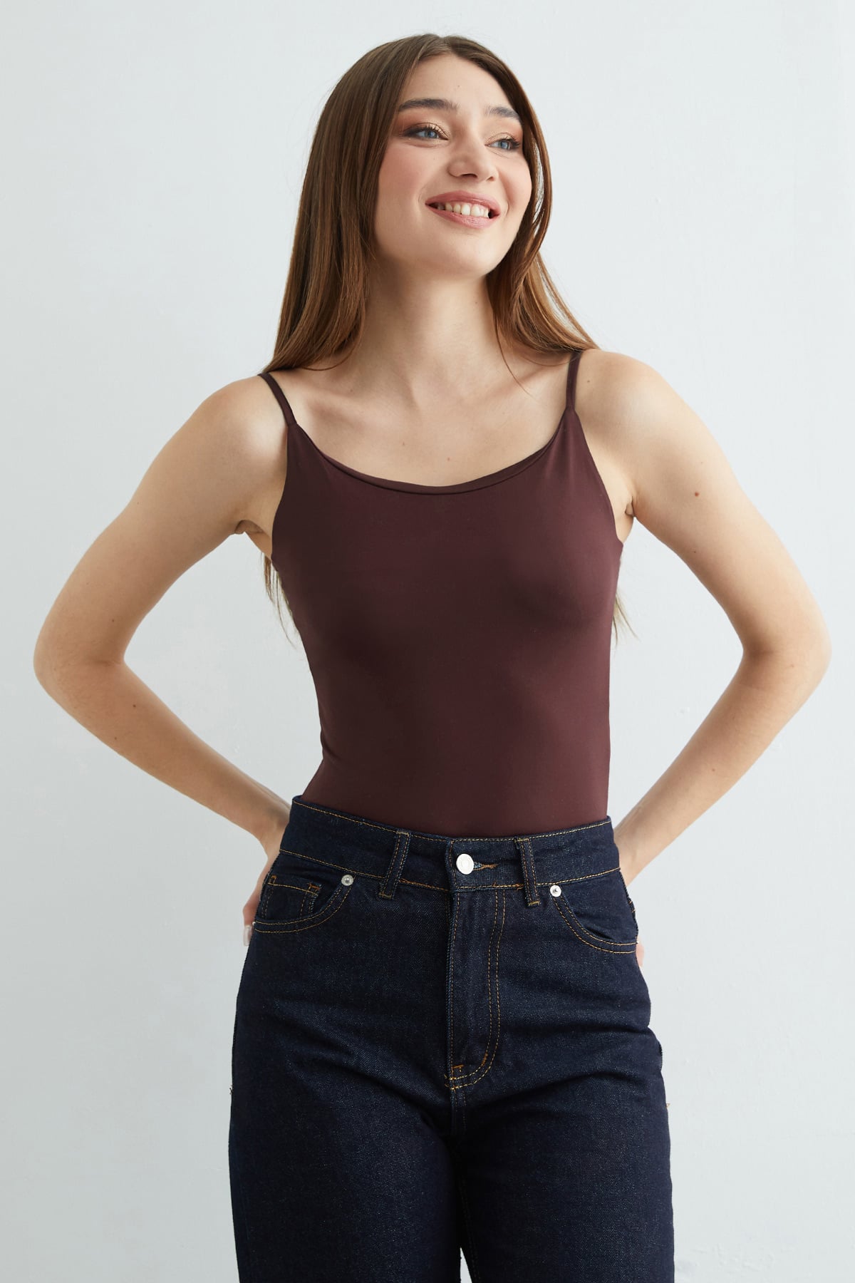 Basic İp Askılı Çıtçıtlı Body