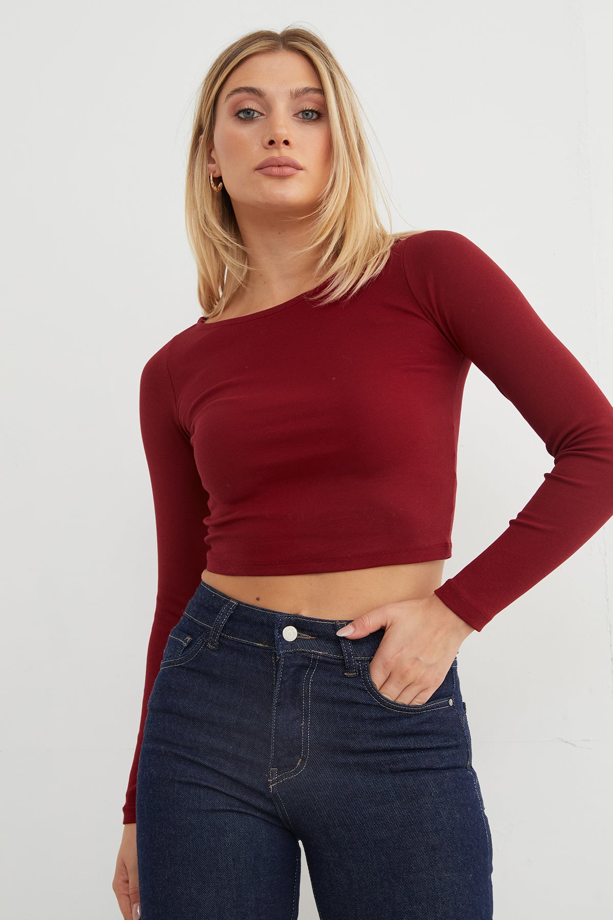 Basic Kayık Yaka Modal Body 4