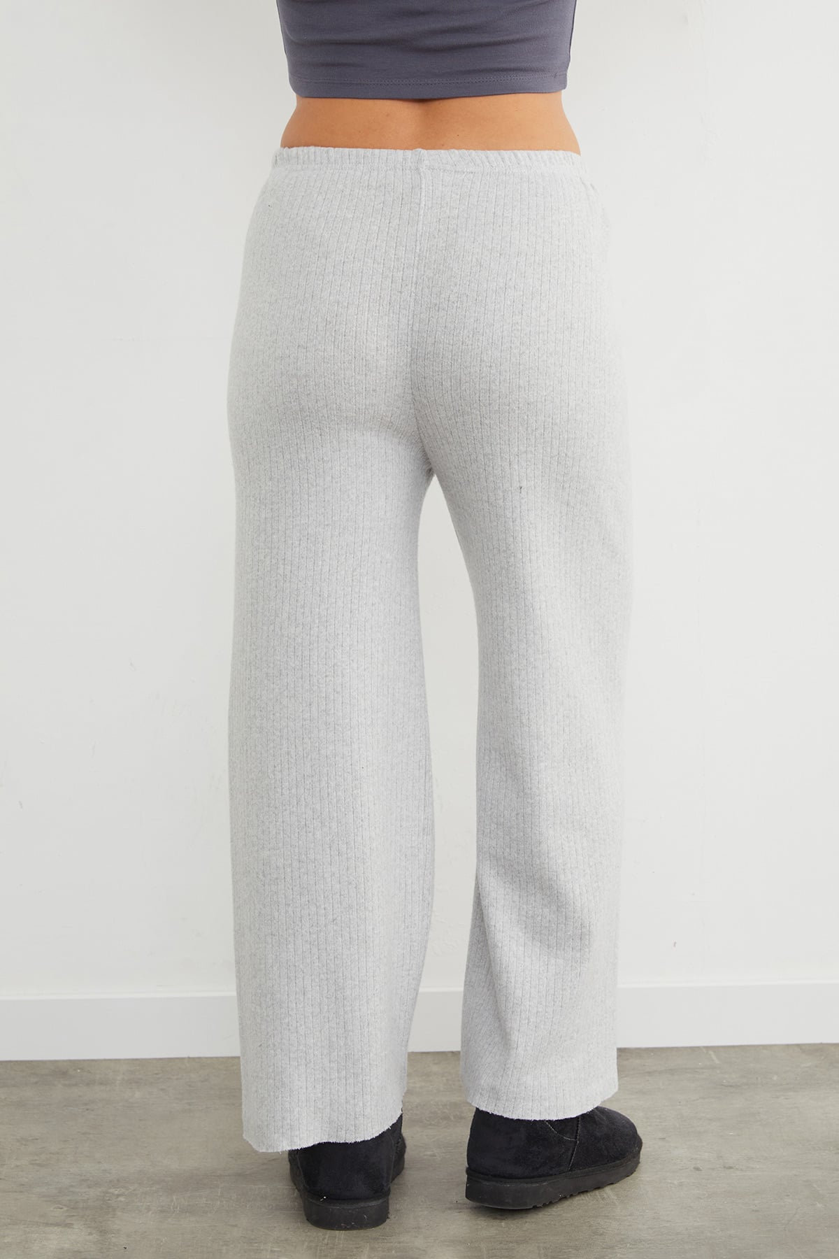 Basic Fitilli Beli Lastikli Pantolon 4