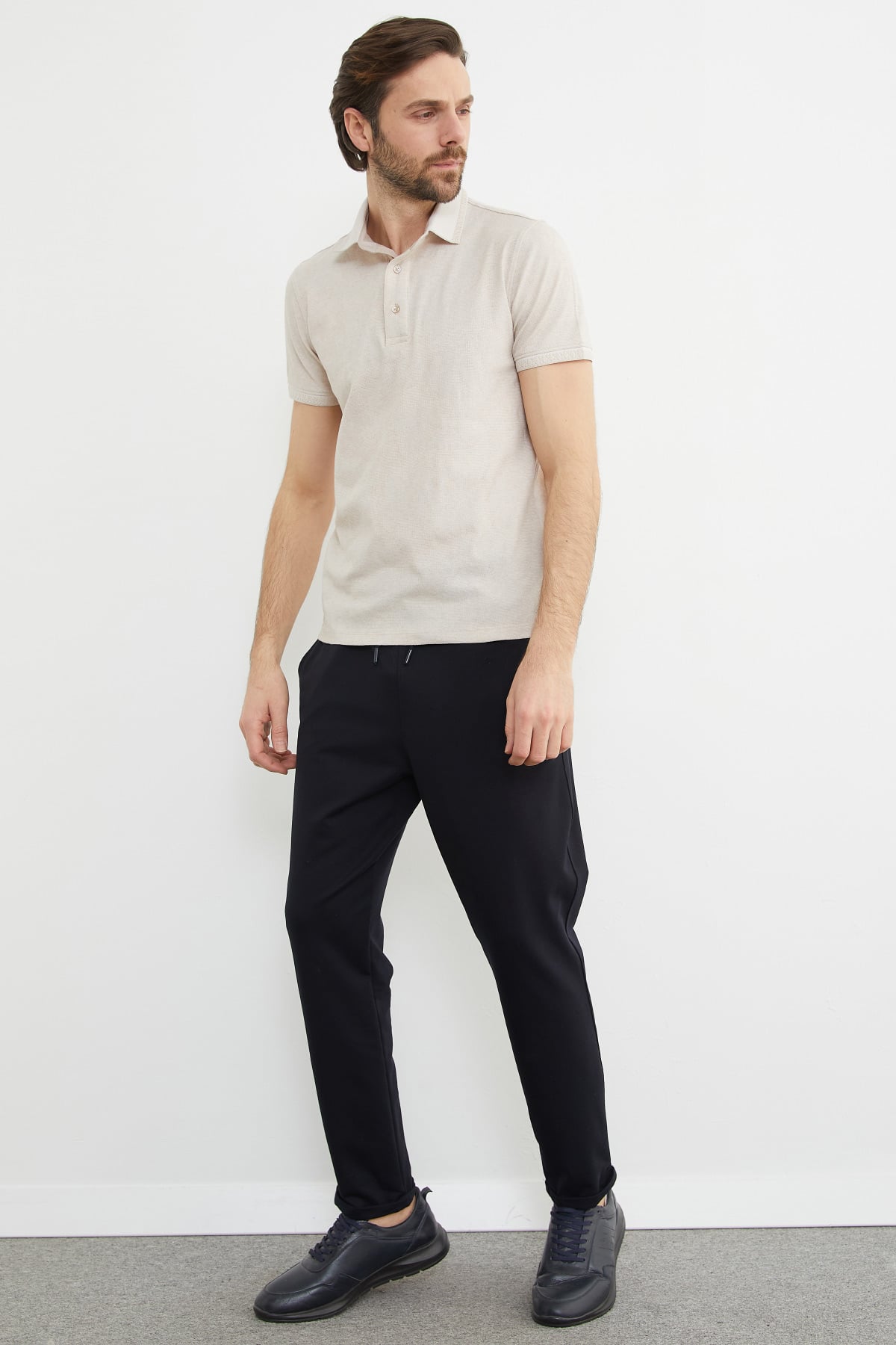 Beli Bağlamalı Duble Paça Pantolon 4