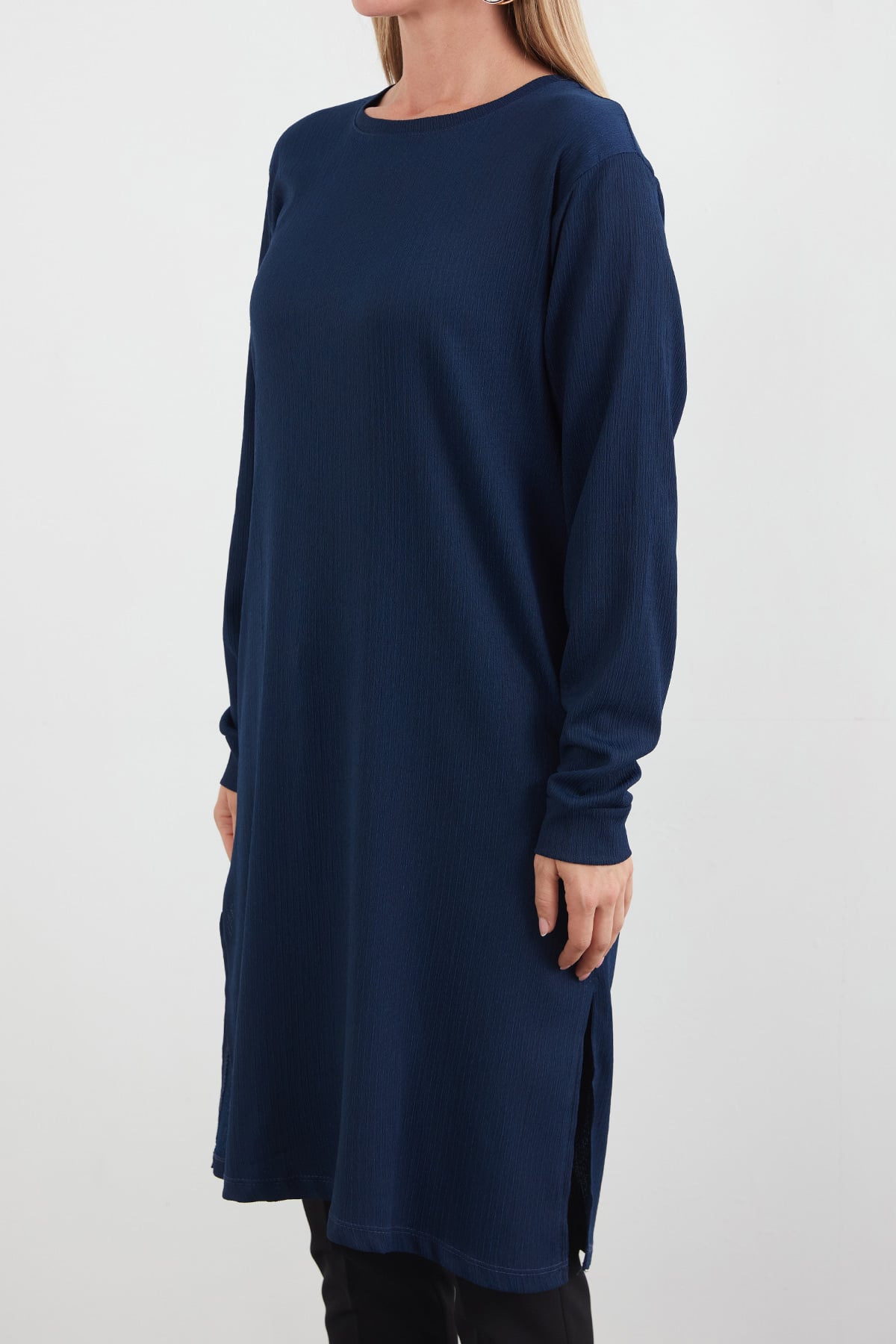 Fullamodest Basic Yanları Yırtmaçlı Tunik 7
