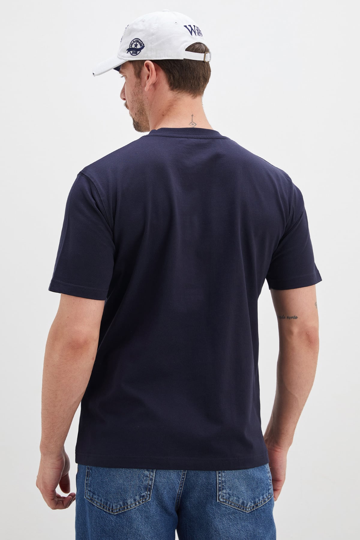 Basic Bisiklet Yaka Regular Tişört 6
