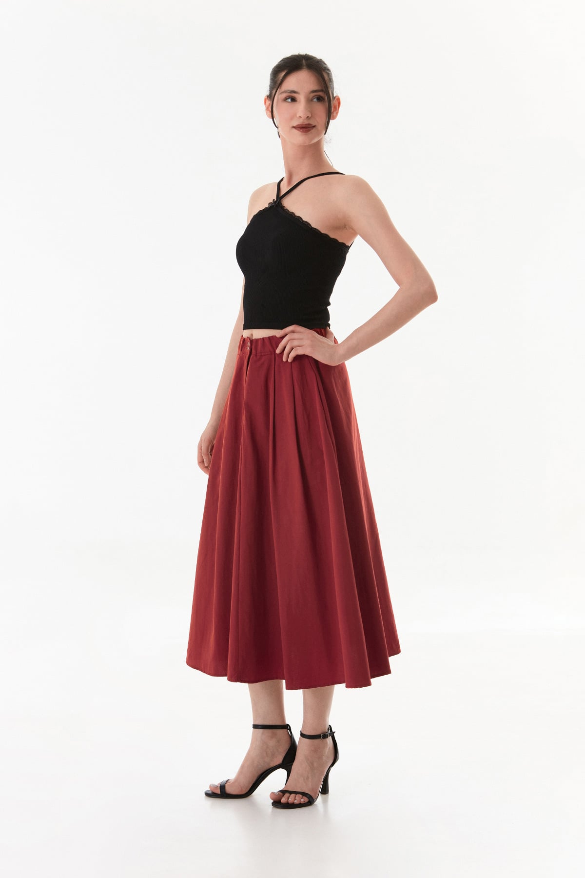 Fitilli Çapraz Askılı Crop Body 2