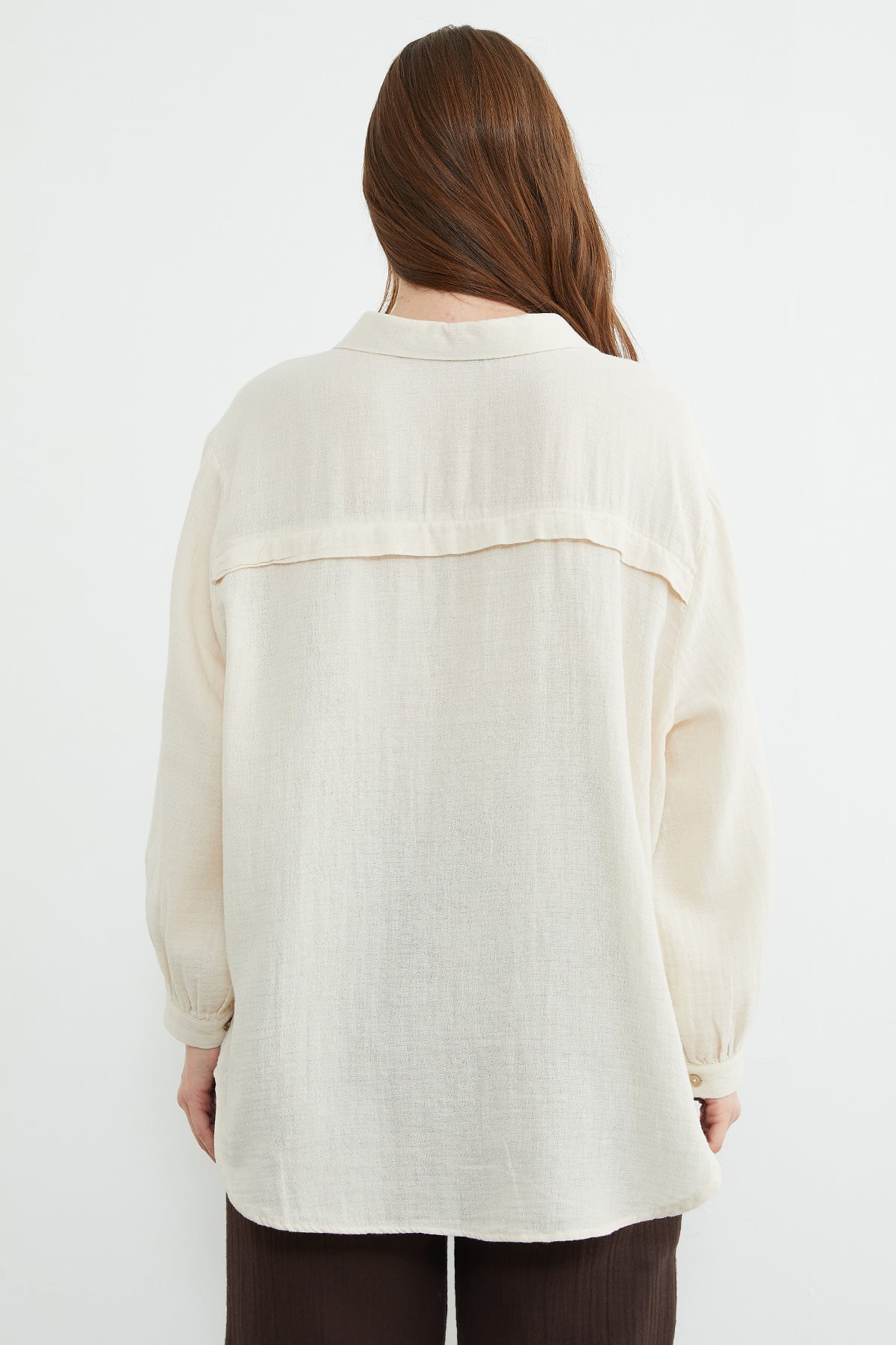 Basic Oversize Gömlek 8