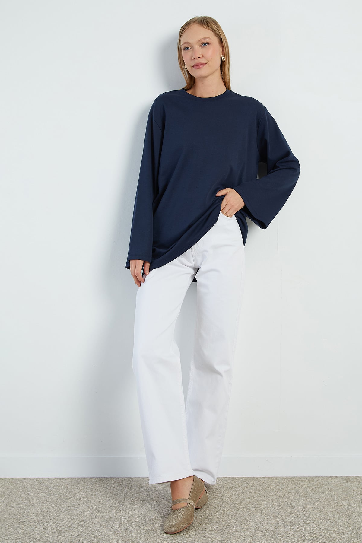 Fullamodest Basic Geniş Kol Tunik 3