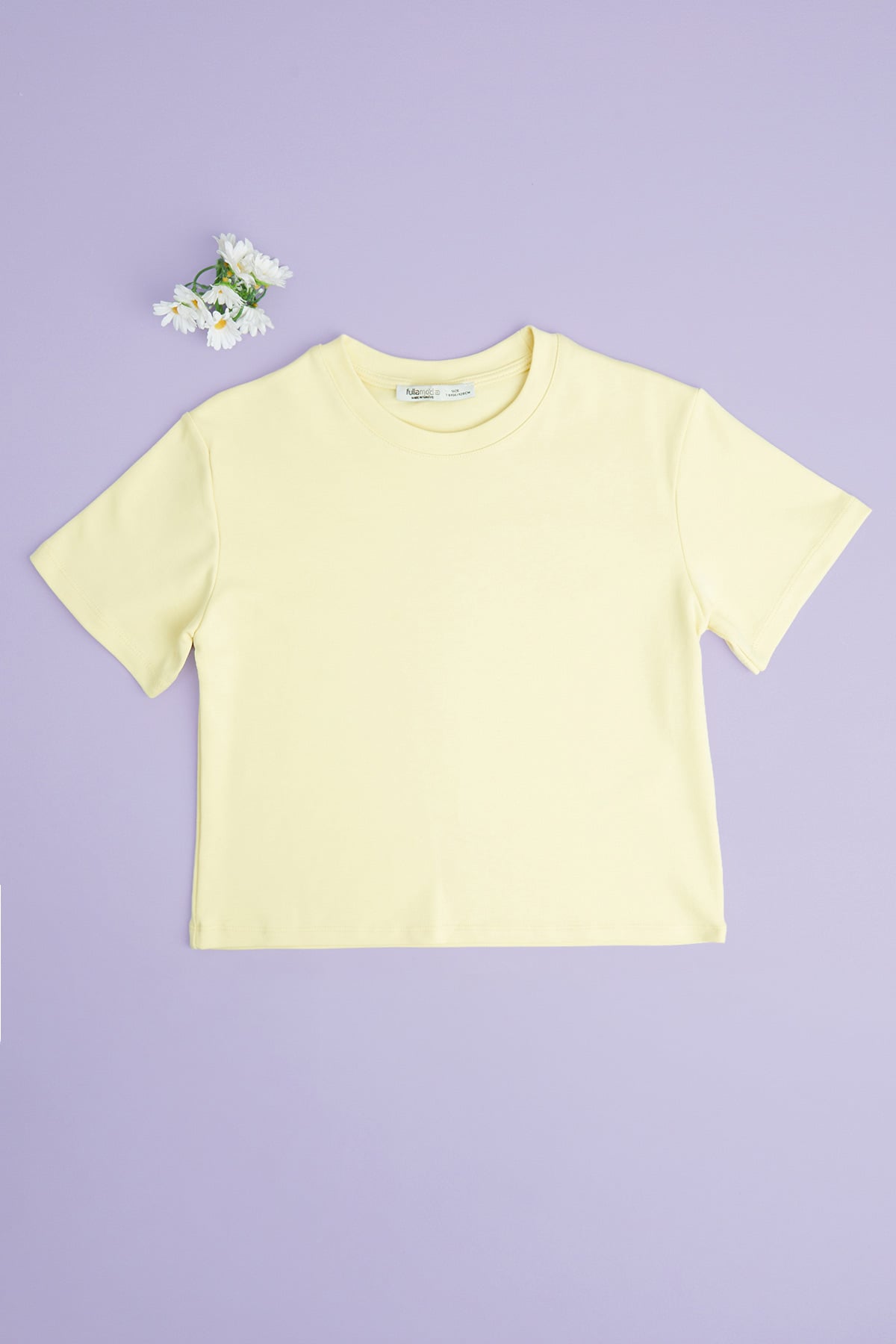 %100 Pamuk Basic Salaş Kız Çocuk Tişört 3