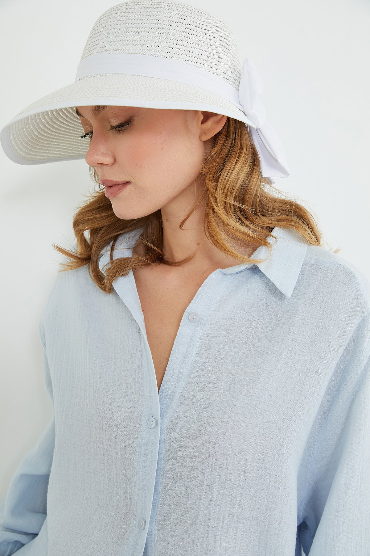 Basic Oversize Gömlek 6