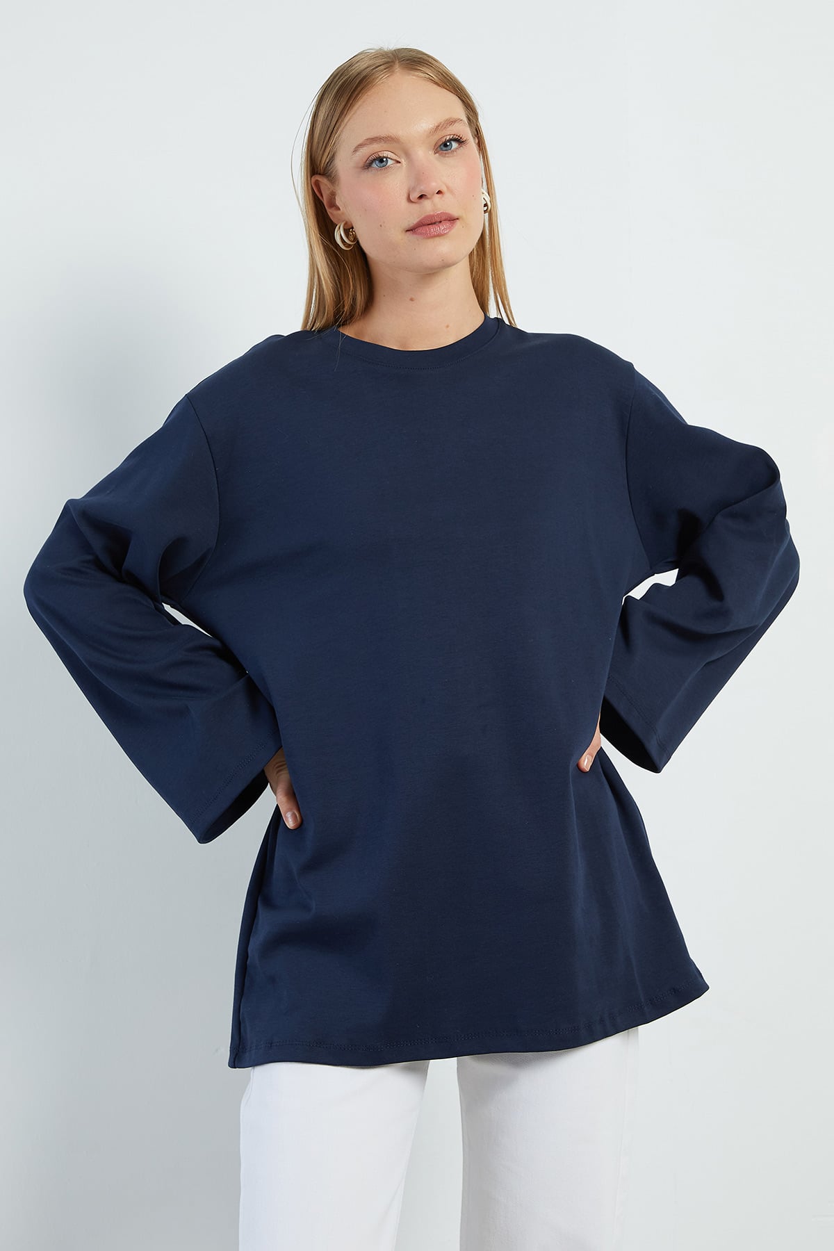 Fullamodest Basic Geniş Kol Tunik 7