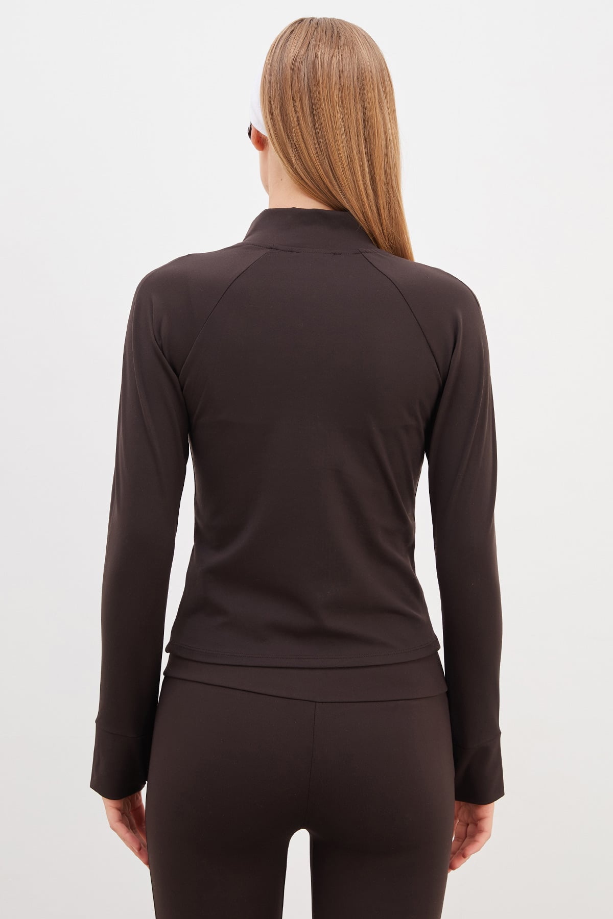 Parmak Geçirmeli Dalgıç Kumaş Slim Fit Ceket 8