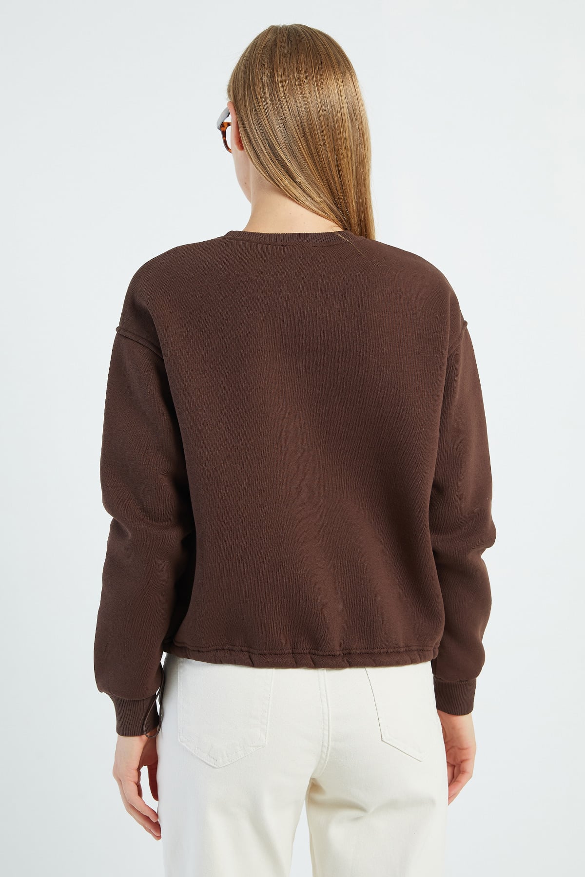 3 İplik Stoperli Oversize Sweatshirt 8