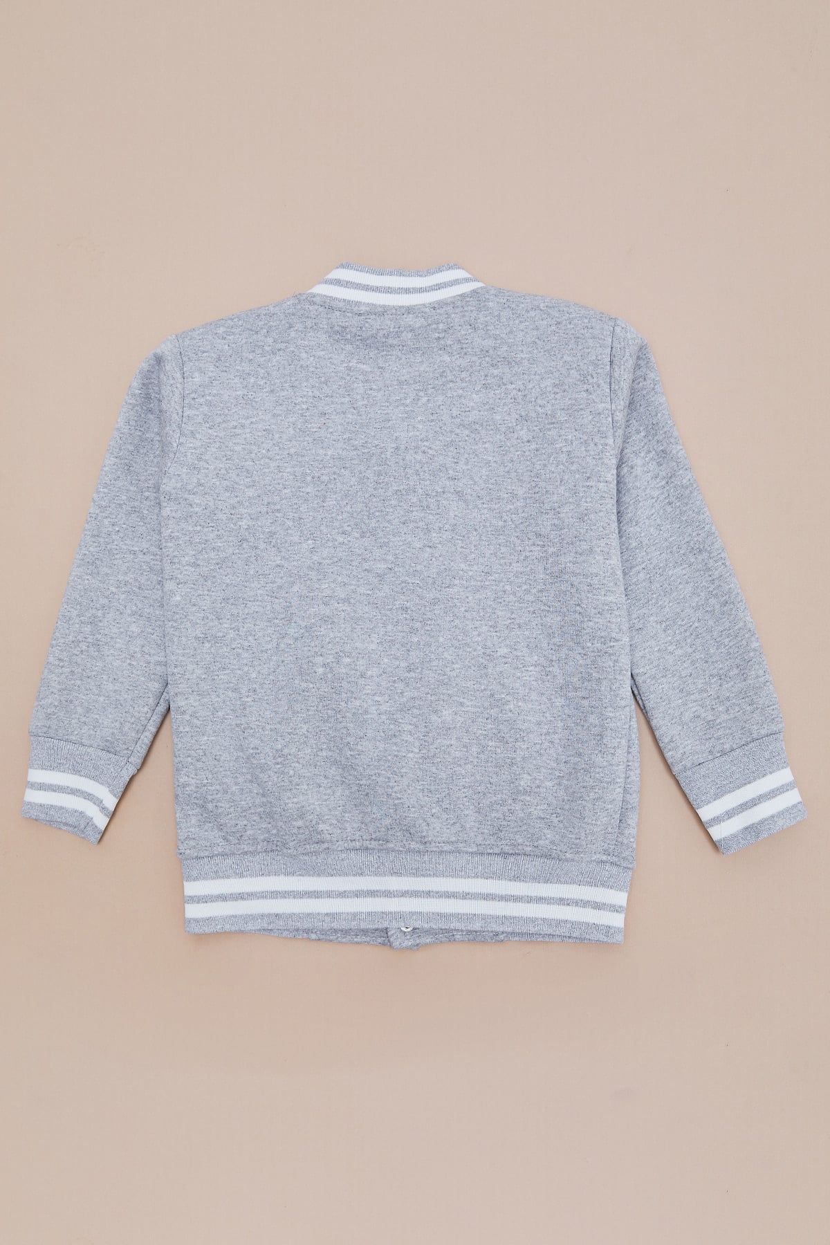 Nakışlı Dik Yaka Kolej Unisex Çocuk Ceket 8