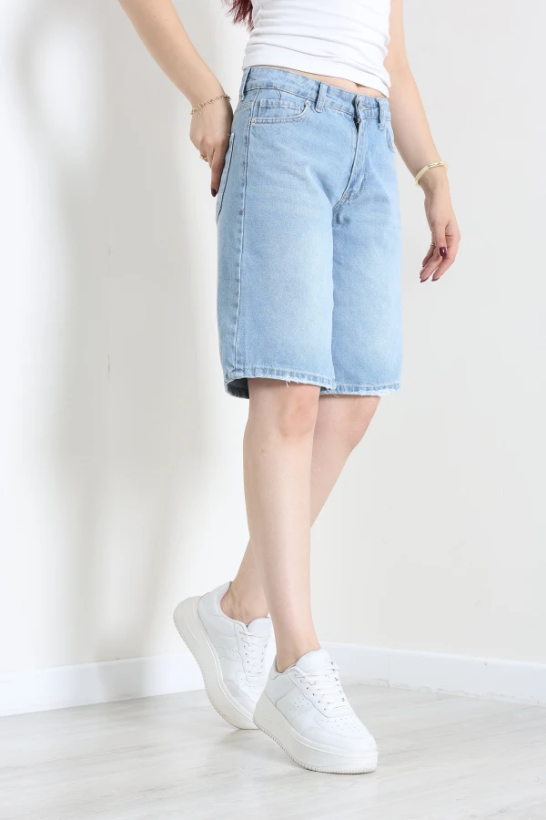 Denim Şort Açıkmavi 3