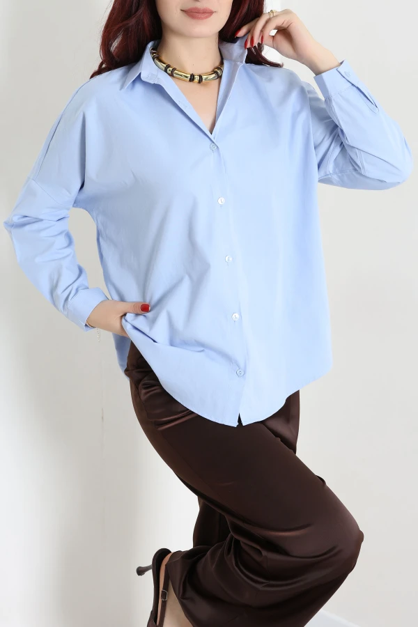 Oversize Poplin Gömlek Bebemavisi 3