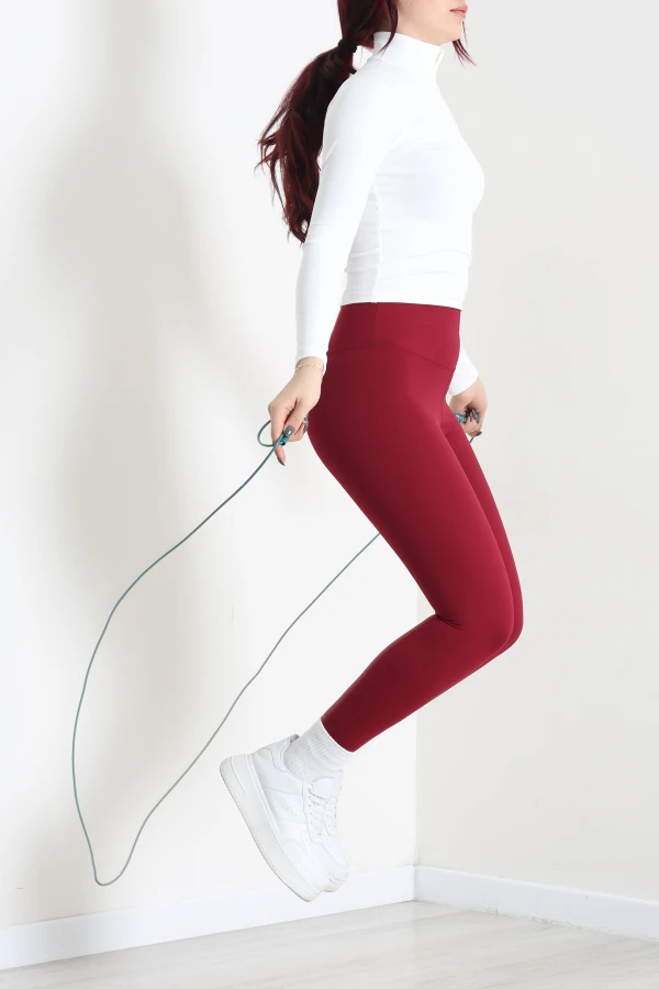 Kadın Ekru Dalgıç Kumaş Fermuarlı Basic Body 6