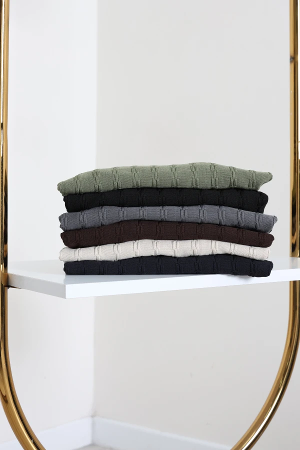 Yarım Balıkçı Yaka Erkek Triko Sweat Lacivert 3