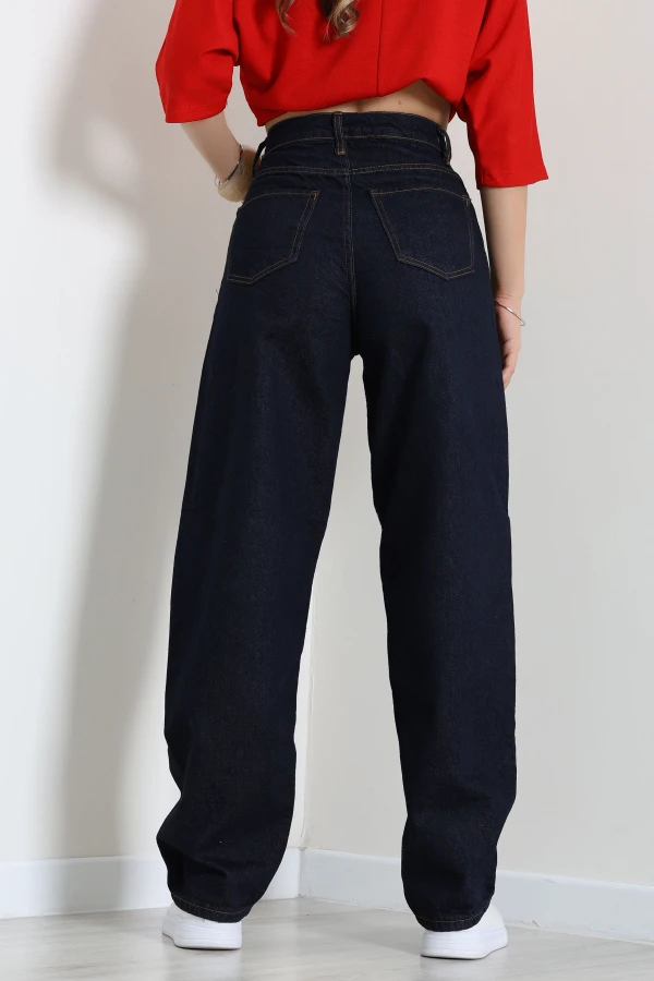 Baggy Kot Pantolon Koyulacivert 7