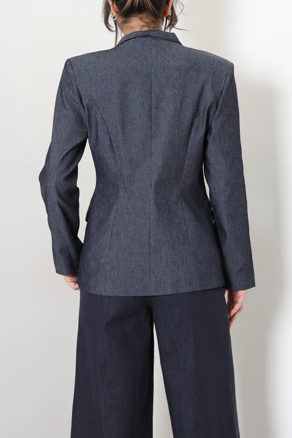 Kot Blazer Ceket Lacivert 7
