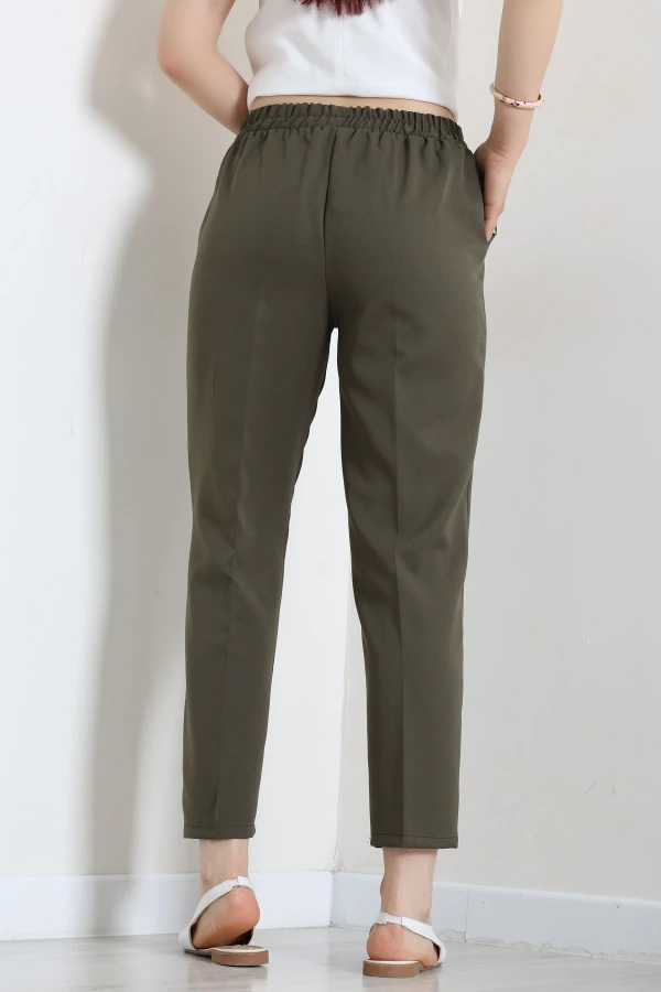 Dabıl Bağcıklı Pantolon Açıkhaki 7