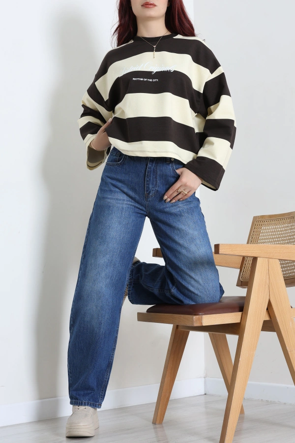 Baggy Kot Pantolon Mavi 2