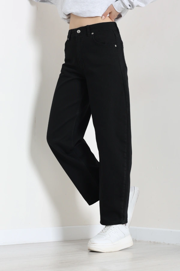 Baggy Kot Pantolon Siyah 5