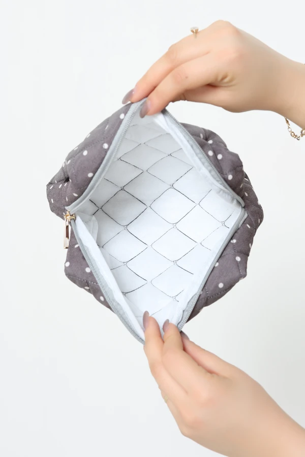 Makyaj Çantası Kahveekru 6