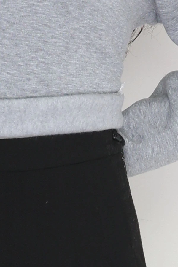 Bisiklet Yaka 3 İplik Sweat Gri 7