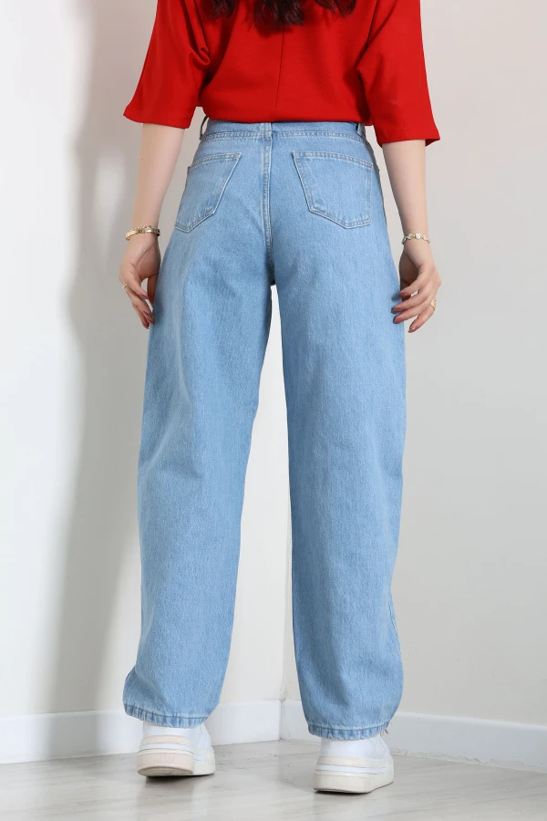 Baggy Kot Pantolon Mavi 7
